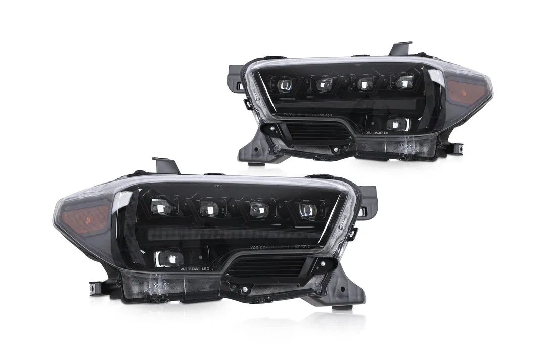 CHATT0769-H6-GBC-SQ – WINJET Headlight Assembly, LED Bulb Projector High/ Low Beam Built-In Osram LED Chip Clear Poly...